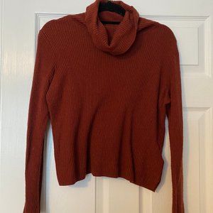 Madewell Burgundy Turtleneck Sweater
